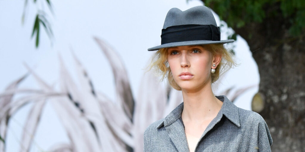 According to Dior Couture, this taboo fashion accessory is back