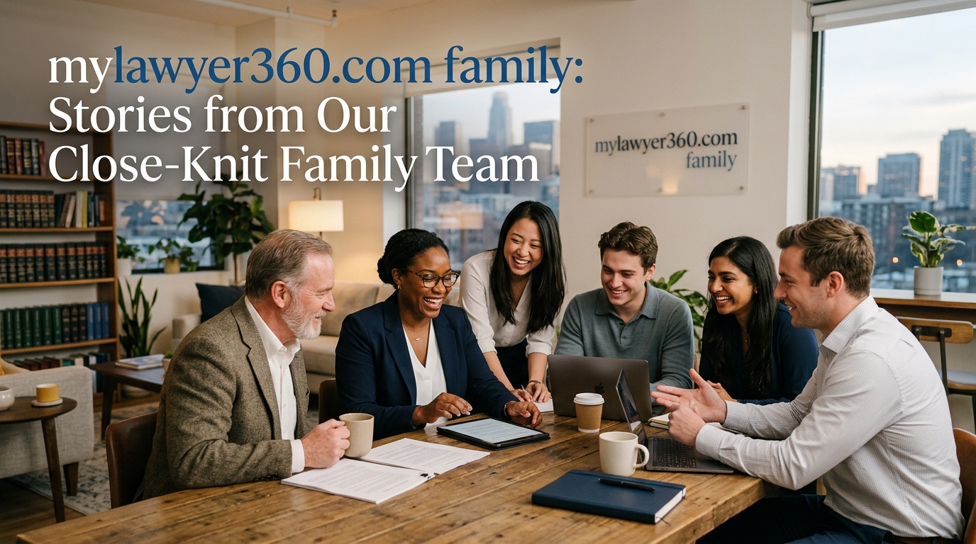 mylawyer360.com family: Stories from Our Close-Knit Family Team