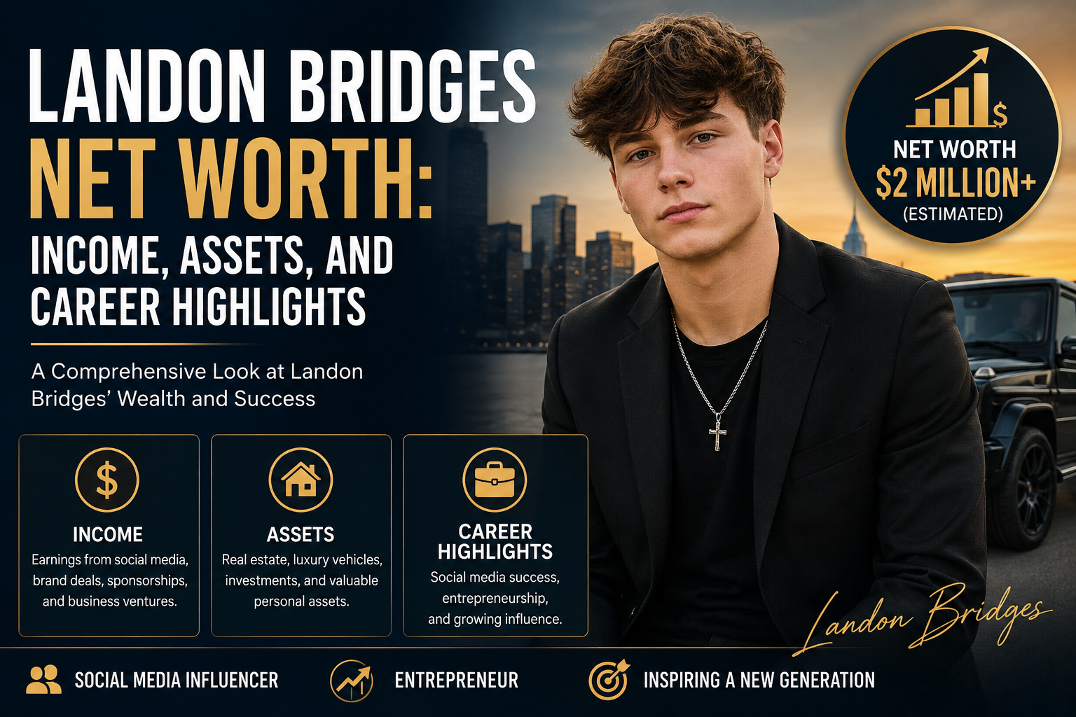 Landon Bridges Net Worth: Income, Assets, and Career Highlights