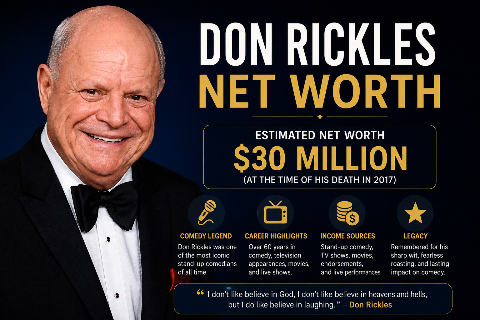 Don Rickles Net Worth: How Much Was the Comedy Legend Worth?